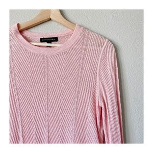 EUC | Banana Republic | Pink Knit Crewneck Sweater
